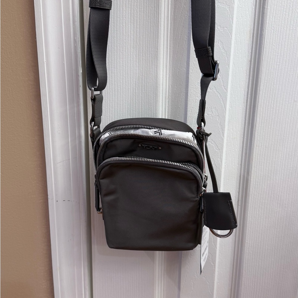 Tumi Taupe Messenger Bag